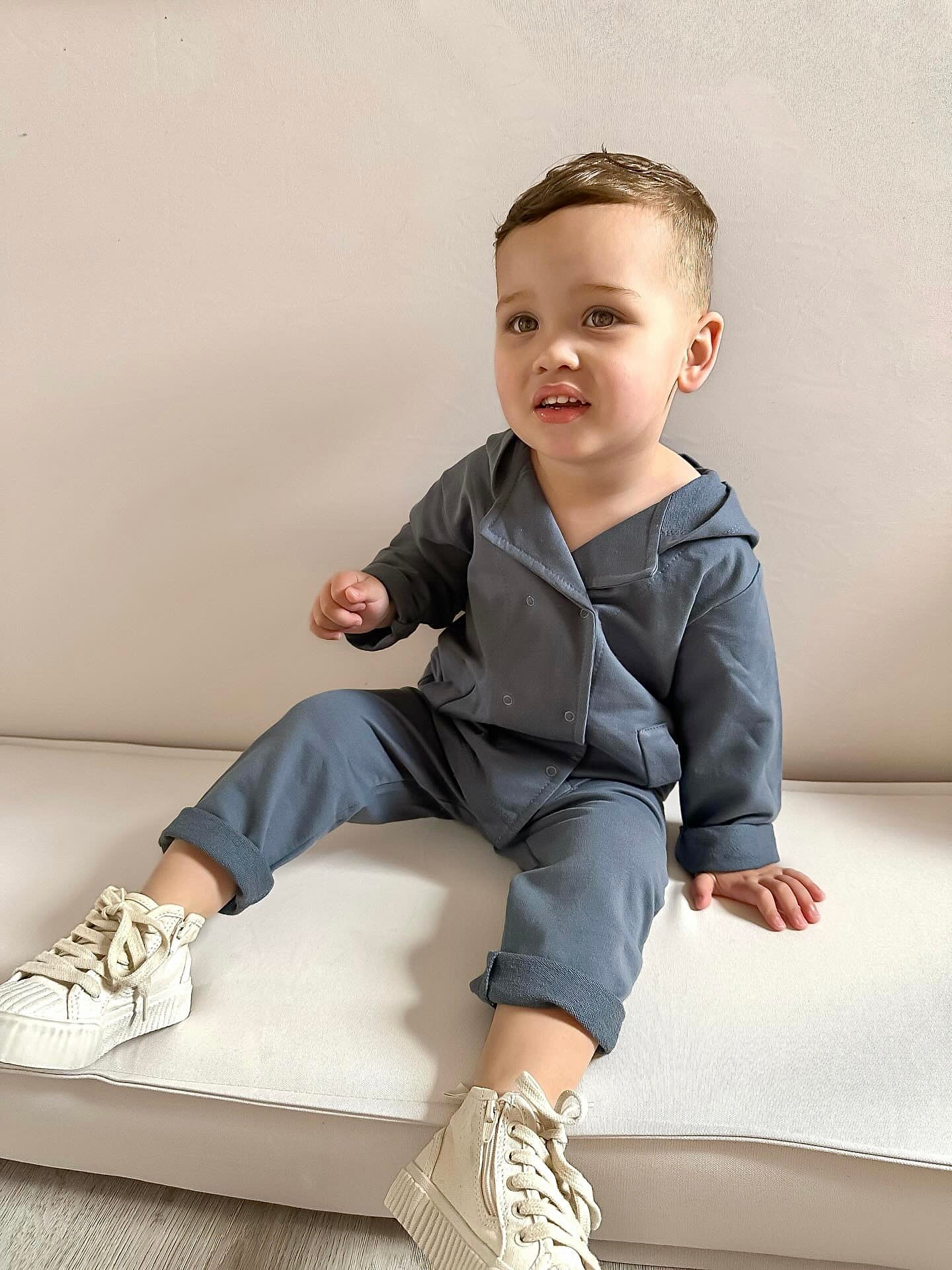 Comfy blazer set met capuchon