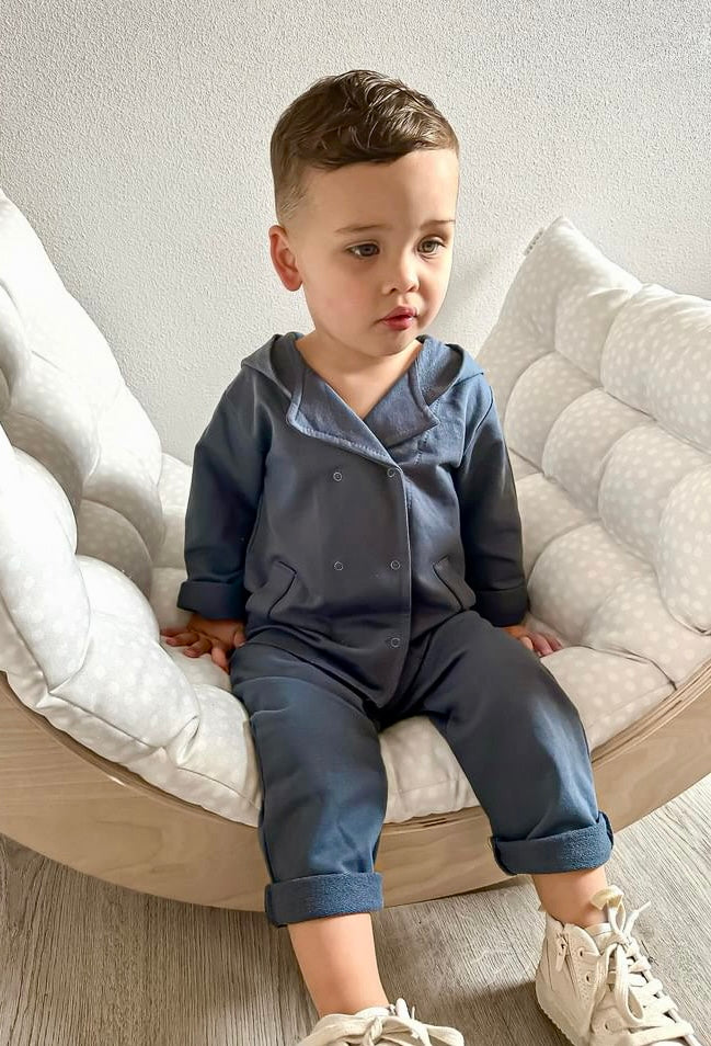 Comfy blazer set met capuchon