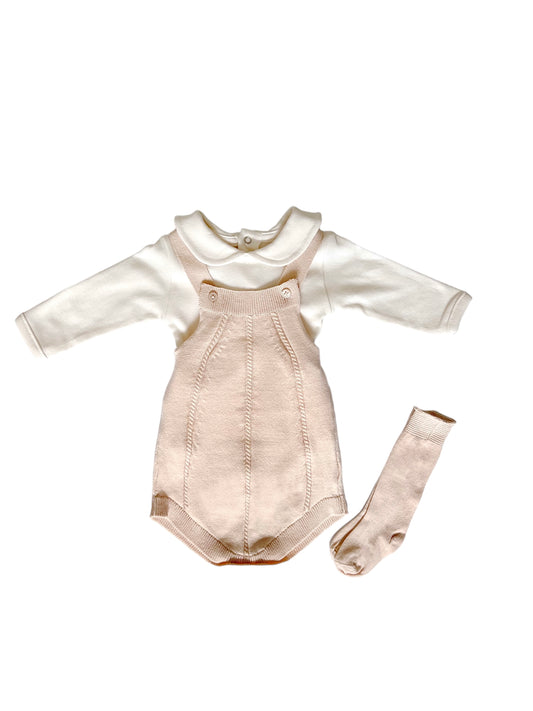 Tricot romper 3-delig set - Unisex