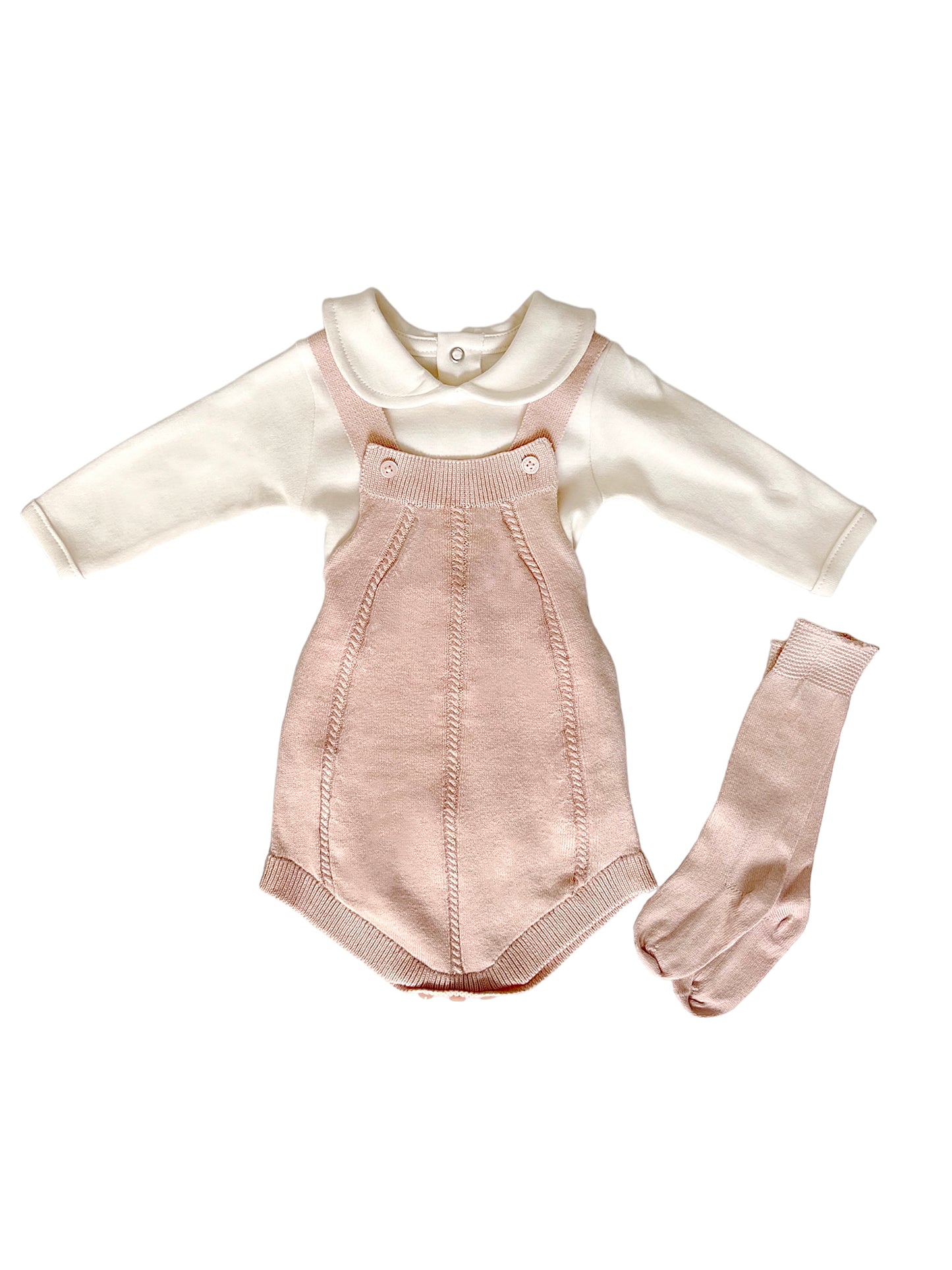 Tricot romper 3-delig set - Unisex